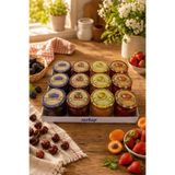 Sarkap Home 12'li 300 ml Jams Seri Kavanoz Seti