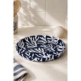 Sarkap Home 26 Cm Mavi Mercan Meyve Tabağı
