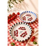 Sarkap Home 26 Cm Rosso Pomodoro 2'li Meyve Tabağı Seti