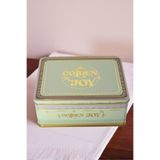 Sarkap Home 3,2 Litre Golden Joy Metal Saklama Kutusu - 217x165x90mm