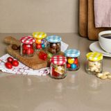 Sarkap Home 6'lı 40 ml Yuvarlak Cam Kavanoz