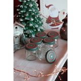 Sarkap Home Yeşil Wishes 6'lı 40 ml Cam Kavanoz