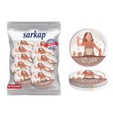 Sarkap Kavanoz Kapağı, 82mm, Hava Geçirmez, Sızdırmaz, Konserve için Uygun, 10'lu Paket (Aşçı Kadın Renkli)