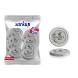 Sarkap Kavanoz Kapağı, 82mm, Hava Geçirmez, Sızdırmaz, Konserve için Uygun, 10'lu Paket (Honey Bee)