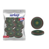 Sarkap Kavanoz Kapağı, 82mm, Hava Geçirmez, Sızdırmaz, Konserve için Uygun, 10'lu Paket (WishesYeşil)