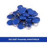 Sarkey 100 Adet Sarkey SR-600 Proximity Anahtarlık - Rfıd Tag - Göstergeç - 125 Khz