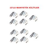 Sarkey Sr-180 180 Kg Manyetik Kilit 12/24V Dc Elektromanyetik Kapı Kilidi 10 Adet