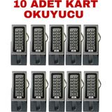 Sarkey SR-200 Em-W IP68 Su Geçirmez Kartlı ve Şifreli Geçiş Sistemi Rfıd Proximity Kart Okuyucu 125 Khz - 10 ADET
