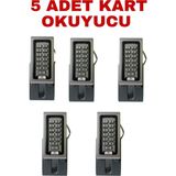 Sarkey SR-200 Em-W IP68 Su Geçirmez Kartlı ve Şifreli Geçiş Sistemi Rfıd Proximity Kart Okuyucu 125 Khz - 5 ADET
