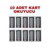 Sarkey SR-200 Mf Mifare Kartlı ve Şifreli Geçiş Sistemi Metal Kasa Rfıd Kart Okuyucu 13.56 Mhz - 10 ADET