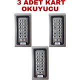 Sarkey SR-200 Mf Mifare Kartlı ve Şifreli Geçiş Sistemi Metal Kasa Rfıd Kart Okuyucu 13.56 Mhz - 3 ADET