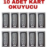 Sarkey SR-200 Mf-W IP68 Su Geçirmez Mifare Kartlı ve Şifreli Geçiş Sistemi Rfıd Kart Okuyucu 13.56 Mhz - 10 ADET