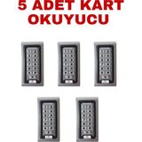 Sarkey SR-200 Mf-W IP68 Su Geçirmez Mifare Kartlı ve Şifreli Geçiş Sistemi Rfıd Kart Okuyucu 13.56 Mhz - 5 ADET