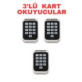 Sarkey Sr-202 Em-W Proximity Kart Okuyucu Ip68 Şifreli Metal Kasa 2000 Kullanıcı Kapasiteli 125 Khz 3 Adet