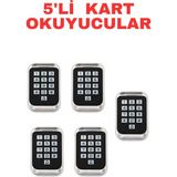 Sarkey SR-202 Em-W Proximity Kart Okuyucu IP68 Şifreli Metal Kasa 2000 Kullanıcı Kapasiteli 125KHZ - 5 ADET