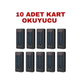 Sarkey SR-206 Em-W IP68 Su Geçirmez Kartlı ve Şifreli Geçiş Sistemi Proximity Rfıd Kart Okuyucu 125 Khz - 10 ADET