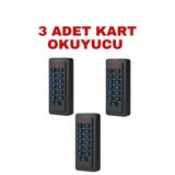 Sarkey SR-206 Em-W IP68 Su Geçirmez Kartlı ve Şifreli Geçiş Sistemi Proximity Rfıd Kart Okuyucu 125 Khz - 3 ADET