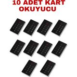 Sarkey SR-208 Em Kartlı ve Şifreli Geçiş Sistemi Rfıd Proximity Kart Okuyucu 125 Khz 2000 Kullanıcı - 10 ADET