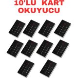 Sarkey SR-208 Mf Mifare Kart Okuyucu 13.56 Mhz Şifreli Geçiş Kontrol Sistemi 2000 Kullanıcı - 10 ADET