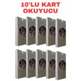 Sarkey SR-209 Mf-W Mifare Kart Okuyucu 13.56 Mhz IP68 Metal Kasa 10000 Kullanıcı Kapasiteli Geçiş Kontrol Sistemi - 10 ADET