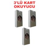 Sarkey SR-209 Mf-W Mifare Kart Okuyucu 13.56 Mhz IP68 Metal Kasa 10000 Kullanıcı Kapasiteli Geçiş Kontrol Sistemi - 3 ADET