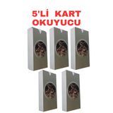 Sarkey SR-209 Mf-W Mifare Kart Okuyucu 13.56 Mhz IP68 Metal Kasa 10000 Kullanıcı Kapasiteli Geçiş Kontrol Sistemi - 5 ADET