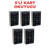 Sarkey SR-210 Em-W Proximity Kart Okuyucu 125 Khz IP68 Şifreli Dokunmatik Tuşlu Geçiş Kontrol Sistemi 2000 Kullanıcı - 5 ADET