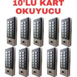Sarkey SR-211 Em-W Parmak Izi Kart Okuyucu 125 Khz IP68 Şifreli Biyometrik Geçiş Kontrol Sistemi 10000 Kullanıcı - 10 ADET