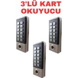 Sarkey SR-211 Em-W Parmak Izi Kart Okuyucu 125 Khz IP68 Şifreli Biyometrik Geçiş Kontrol Sistemi 10000 Kullanıcı - 3 ADET