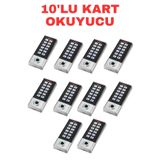 Sarkey SR-211 Mf Biyometrik Mifare Kart Okuyucu Parmak Izi Şifreli Geçiş Kontrol Sistemi 10000 Kullanıcı - 10 ADET