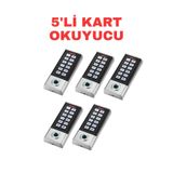 Sarkey SR-211 Mf-W Parmak Izi Kart Okuyucu 13.56 Mhz IP68 Şifreli Biyometrik Geçiş Kontrol Sistemi 10000 Kullanıcı - 5 ADET