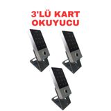 Sarkey SR-212 Em Parmak Izi Kart Okuyucu 125 Khz Dokunmatik Şifreli Biyometrik Geçiş Kontrol Sistemi 10000 Kullanıcı - 3 ADET