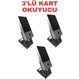 Sarkey SR-212 Mf Parmak Izi Kart Okuyucu 13.56 Mhz Dokunmatik Şifreli Biyometrik Geçiş Kontrol Sistemi 10000 Kullanıcı - 3 ADET