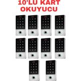 Sarkey SR-212 Tf Çift Frekans Parmak Izi Kart Okuyucu 125KHZ + 13.56MHZ Dokunmatik Şifreli Biyometrik Geçiş Kontrol Sistemi 10000 Kullanıcı - 10 ADET