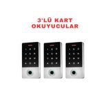 Sarkey SR-212 Tf-W Çift Frekanslı Parmak Izi Kart Şifre Okuyucu IP68 Mifare ve Proximity Destekli - 3 adet