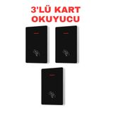 Sarkey SR-215 Em 10.000 Kullanıcılı Proximity Kart Okuyucu 125 Khz Standalone - 3 ADET