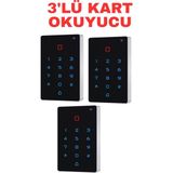 Sarkey SR-219 Mf-W Tuya Wifi Mifare Kart Şifre Okuyucu IP68 Dokunmatik Tuş Takımlı 13.56 Mhz - 3 ADET