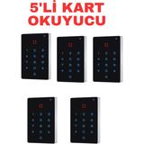 Sarkey SR-219 Mf-W Tuya Wifi Mifare Kart Şifre Okuyucu IP68 Dokunmatik Tuş Takımlı 13.56 Mhz - 5 ADET