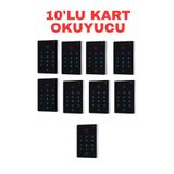Sarkey Sr-219 Mf-W Tuya Wifi Mifare Kart Şifre Okuyucu Ip68 Dokunmatik Tuş Takımlı 13.56 Mhz Geçiş Kontrol Cihazı 10 Adet
