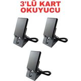Sarkey SR-220 Em USB Proximity Kart Okuyucu 125 Khz Masaüstü Rfıd Okuyucu - 3 ADET