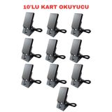 Sarkey Sr-220 Mf Usb Mifare Kart Okuyucu 13.56 Mhz Masaüstü Rfıd Kart Okuyucu Tak Çalıştır 10 Adet