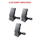 Sarkey Sr-220 Mf Usb Mifare Kart Okuyucu 13.56 Mhz Masaüstü Rfıd Kart Okuyucu Tak Çalıştır 3 Adet