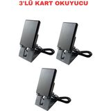 Sarkey SR-220 Mf USB Mifare Kart Okuyucu 13.56 Mhz Masaüstü Rfıd Okuyucu - 3 ADET