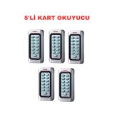 Sarkey Sr-222 Em-W Ip68 Şifreli Proximity Kart Okuyucu 125 Khz Metal Kasa Geçiş Kontrol Sistemi 5 Adet
