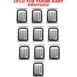 Sarkey SR-223 Em-W IP68 Şifreli Proximity Kart Okuyucu 125 Khz Metal Kasa - 10 ADET