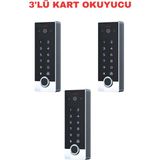 Sarkey SR-260 Em Wifi Tuya Video Interkomlu Parmak Izi Şifreli Proximity Kart Okuyucu 125 Khz - 3 ADET