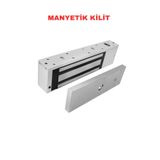 Sarkey SR-500 500 kg Manyetik Kilit 12V/24V Elektromanyetik Kapı Kilidi - 1 ADET