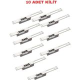 Sarkey SR-550 NO Elektrikli Basaj Kilit 12V DC 280 Kg Fail Safe Ahşap Metal PVC Kapı Kilidi - 10 ADET