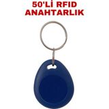 Sarkey SR-601 Mifare Rfıd Anahtarlık 13.56 Mhz Kopyalanamaz Geçiş Kontrol Keyfob IP68 - 50 ADET
