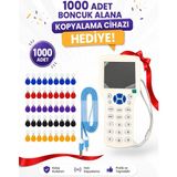 Sarkey SR-602 H-R Yazılabilir, Kopyalanabilir 125 Khz Proximity Anahtarlık, Keyfob, Göstergeç (Karışık Renkler 1000 Adet + 1 Adet RFID Kopyalama Cihazı Hediyeli)